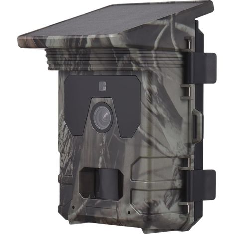 Caméra Faune Sauvage Caméra De Traînée Vision Nocturne À Énergie Solaire Caméras Chasse 50MP 4K Temps Déclenchement 0.3s for La Surveillance Faune Surveillance Fiable Précise(No Memory Card) (1/5)