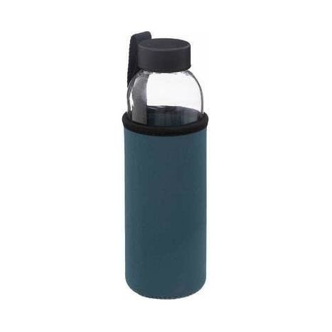 Bottiglia in vetro marino in custodia, 500 ml