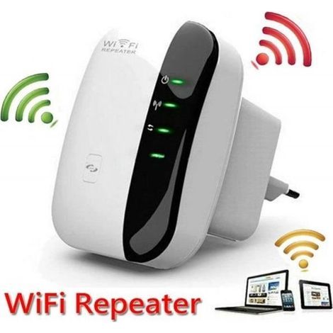 WiFi Repeater - BIGILANTUH - 300 Mbps - 2.4 GHz - WPS - RJ45 (1/4)
