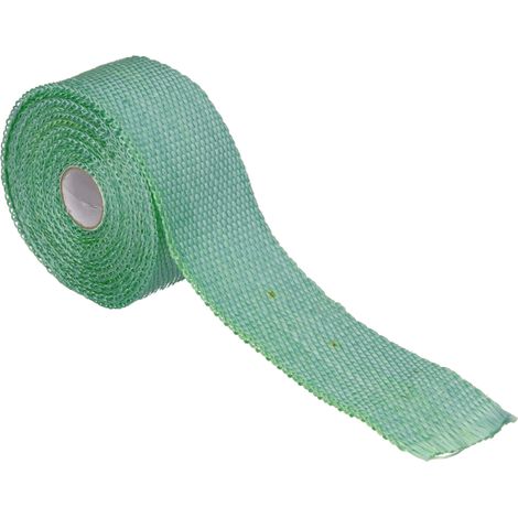 Ruban isolant thermique de 5 m en fibre de verre et acier allié avec 6 attaches de câble en acier pour tuyaux d'échappement automobiles et motos (vert) (1/5)