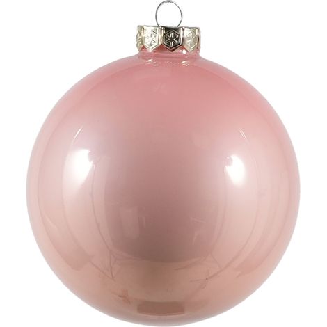 ARPIMEX Box 4 Sfere di Natale D 120 Mm Vetro Pesca