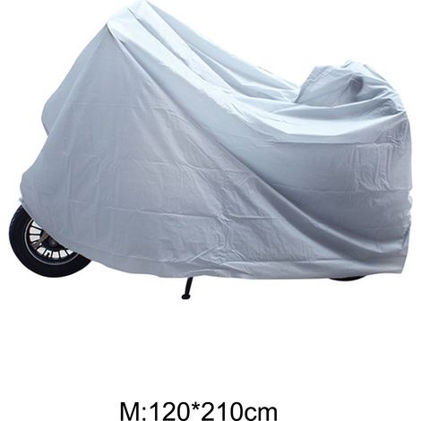 Housse de moto imperméable, résistante à la poussière et aux UV, protection toutes saisons pour vélo et scooter électrique. (1/2)
