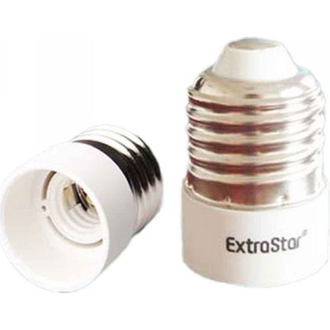 2 Pezzi Portalampade Adattatori Convertitore Lampada Attacco E27 a E14