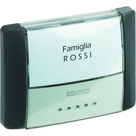 Bticino idrobox - pulsante targa ip55 antracite 26108l