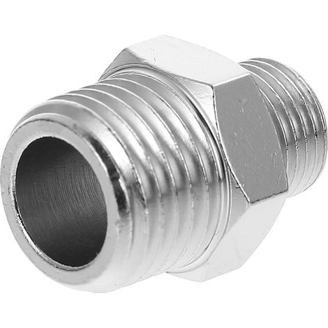 Adaptateur pour Aérographe eur 1/8'' Mâle vers 1/4'' Mâle en Cuivre Compatible Large Facile à Installer pour Distributeurs et Pulvérisateurs (1/5)