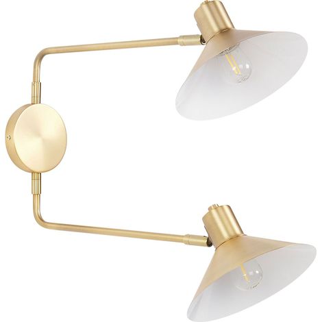 Wandlampe KADASSA verstellbar Metall Gold