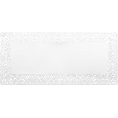 Bardusch-44765 Lot de 150 napperons Papier rectangulaires, napperons Dentelles, napperons pour Cakes, Papier, Blanc, 40 x 20 cm (1/5)