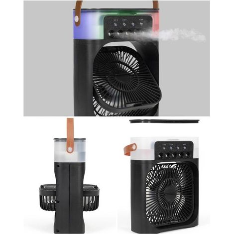 Ventilatore nebulizzatore portatile - LIVOO - 2 IN 1 - Inclinazione a 360° - 3 velocità - Serbatoio da 450 ml (1/5)
