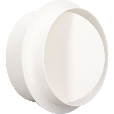 Clapet anti-retour 6 pouces, bloqueur de tirage, régulateur unidirectionnel de flux d'air, accessoire de raccord ABS pour conduit (1/5)