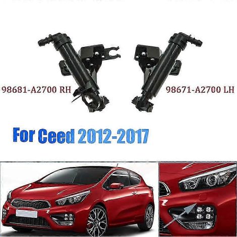 par de boquillas lavafaros 98671-A2700 98672-A2700 para Kia Ceed 12-17, edición de chorro de agua para limpieza de faros delanteros 0923 (1/4)
