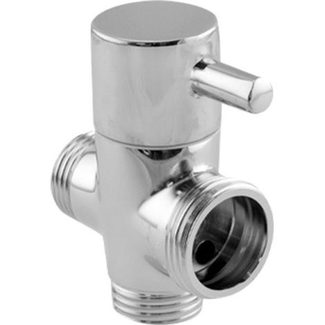 Inverseur à 3 voies pour colonne de douche Genil en laiton chromé (1/3)