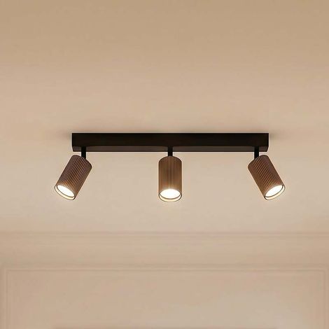 [NEUWERTIG] B-Ware Tune Deckenstrahler Deckenleuchte Strahler Braun Metall Led Lampe Leuchte (1/2)