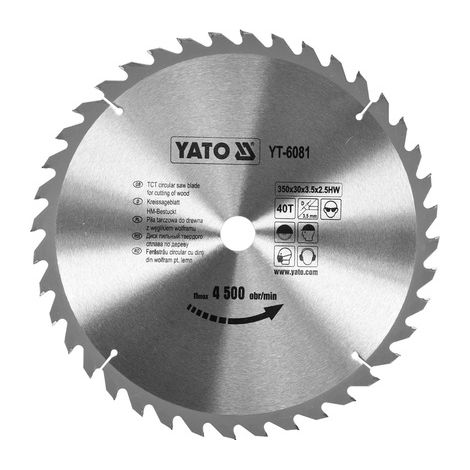 Yato YT-6081 hoja de sierra circular 35 cm 1 pieza(s)
