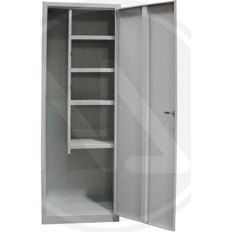 ARMADIO PORTASCOPE IN LAMIERA METALLICO 1 ANTA CM.60x40x176H ARMADI CASA UFFICIO