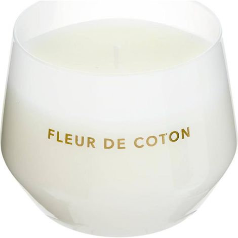 Bougie Parfumée en Verre "Glowy" 300g Fleur de Coton