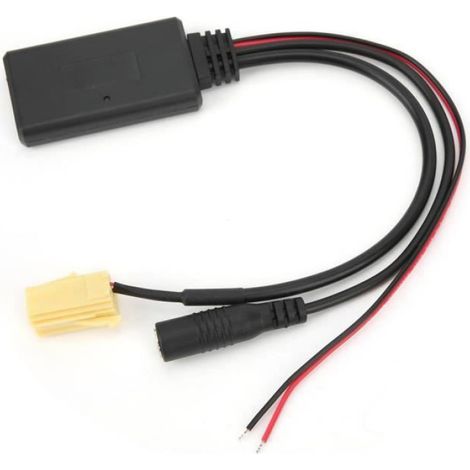 Adaptateur Bluetooth 5.0 - Câble AUX - Pour Système Audio Automobile - Compatible Fiat 500 Grande Punto Qubo Fiorino - 1 Pièce (1/4)