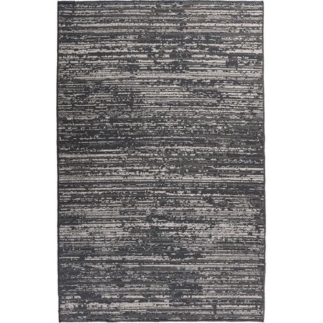 Tapis gris relief 3d style vintage intérieur - 170 x 120 cm (1/4)