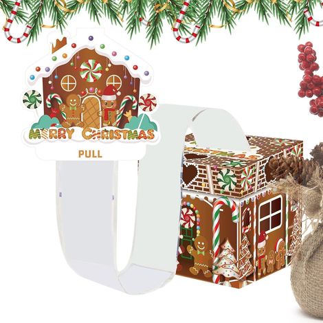 Tirelire de Noël en forme de bonhomme en pain d'épice, décoration festive (1/5)