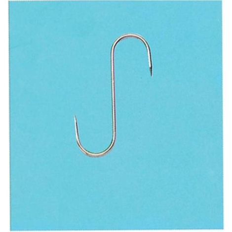 6 x PL GANCIO INOX P/MACELLAIO 140 X 6 MM  3 PZ