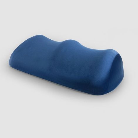 Coussin ergonomique pour les genoux et les jambes, petit coussin de surélévation, coussin de soutien en mousse à mémoire de forme pour les genoux et les jambes 50 x 30 x 14,5 cm (1/5)