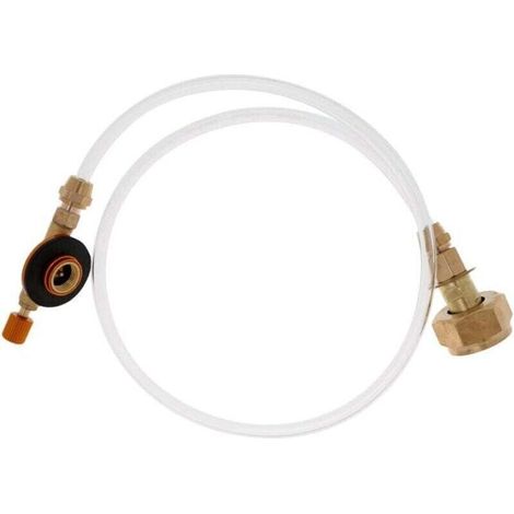 Gas Filling Adapter Transfers Gasoline Propane Refill (1/4)