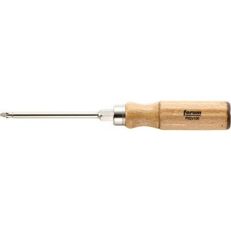 Ph Phillips Con Il Cacciavite Manico In Legno, Dimensione: Ph 1, Lunghezza La Lama 80 Mm, Lunghezza Totale 180 Mm, Diametro Della Lama: 4,5 Millimetri