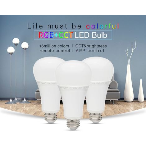 MILIGHT 12W RGB+CCT FUT105 LED bulb for smart home (remote control not included - one unit)