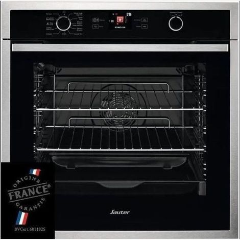 Sauter – Four traditionnel 60L – Classe énergétique A – Hauteur 59cm – Fonction pyrolyse pour nettoyage rapide – Écran TFT couleur 2,8'' (1/4)