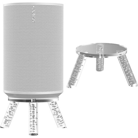 For Sonos Era 100 Holder Sonos Era 100 Wall Mount Stand Holder Accessories With Integrated Cable Management, Smart Home Speaker Accessory Rack (Transparent, S02) 1 Piece (1/5)