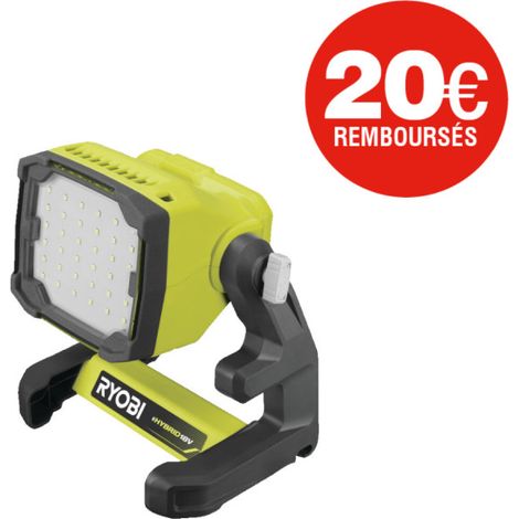 Projecteur LED RYOBI 18V One+ - 1800 lumens - sans batterie ni chargeur - RLFD18-0 (1/5)