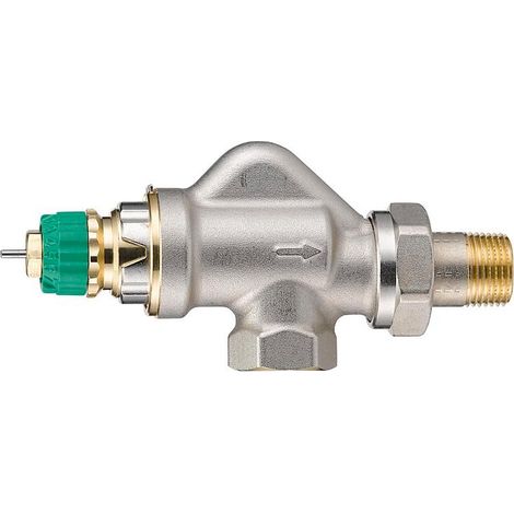 Danfoss Dynamic Valve RA-DV 10 indépendant de la pression, R 3/8, Axial,nickelé, 013G7709 (1/2)