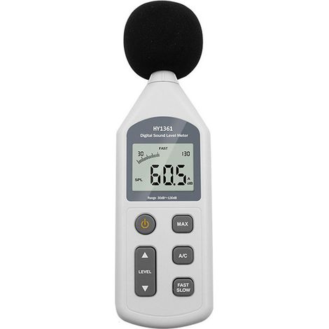 Enregistreur de Bruit USB Portable Sonomètre Numérique, Testeur de Bruit Ambiant pour Maison, Bureau et Industrie (1/5)
