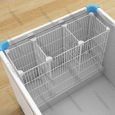 Drahtgitter-Einteiler für Gefrierschränke, Aufbewahrungskorb für Lebensmittel, Sortierorganizer, Set zum Schutz und zur Sortierung von Lebensmitteln (1/3)