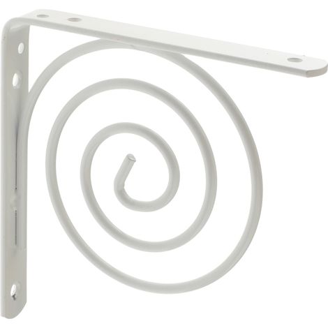 Escuadra para Estantería en Acero  Blanco  Medidas 20150150 mm  1 Unidad -