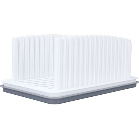 Trancheuse à pain avec guide réglable, largeur ajustable, pliable et compacte, avec ramasse-miettes. Idéale pour les bagels et les viennoiseries maison. (1/5)