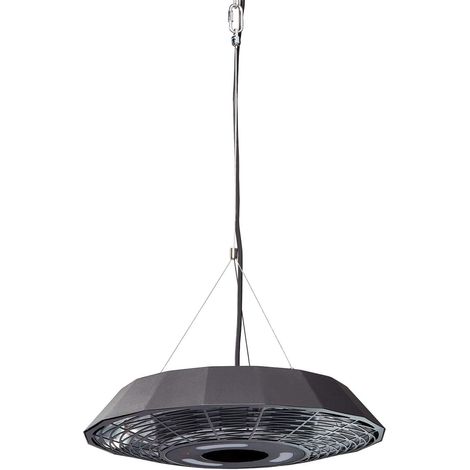 Plafonnier électrique en Acier Noir (1/4)