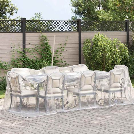 Bâche transparente avec œillets 2x5 m polyéthylène