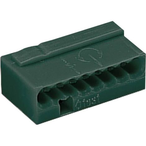 Borne de raccordement WAGO 243-208 flexible: 0.6- rigide: -0.8 mm² Nombre de pôles: 8 gris foncé 1 pc(s) S58581