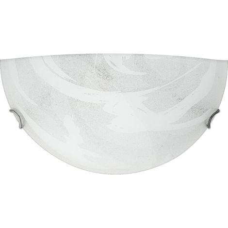 Plafoniera Candellux Lunar grigia semisferica vetro E27 30cm (1/3)