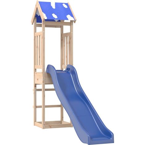 Maison Exclusive - Parque infantil de exterior de madera maciza d (1/5)