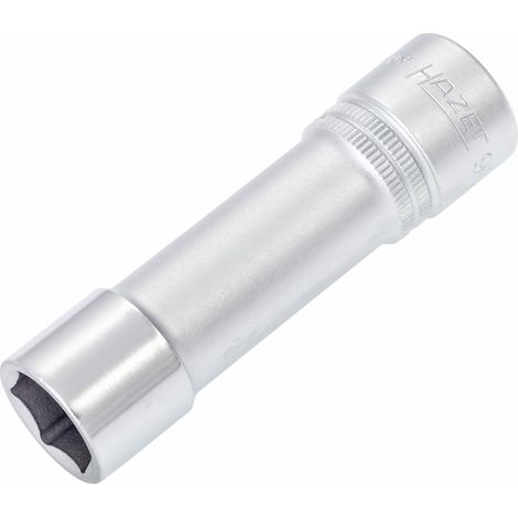 Hazet Steckschlüsseleinsatz 900LG-16, 1/2 (12,5 mm) Vierkant hohl, Außen Sechskant-Tractionsprofil, SW 16 mm (1/4)