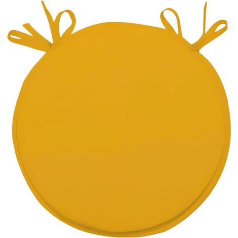 , Alix Dessus de Chaise Bistrot, Polyester, Jaune radieux, 40 cm