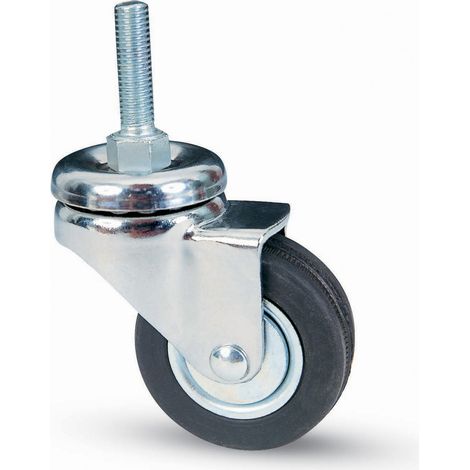 Blister ruota mobile con cuscinetto 150/b d 50 perno 2 pezzi (1/2)