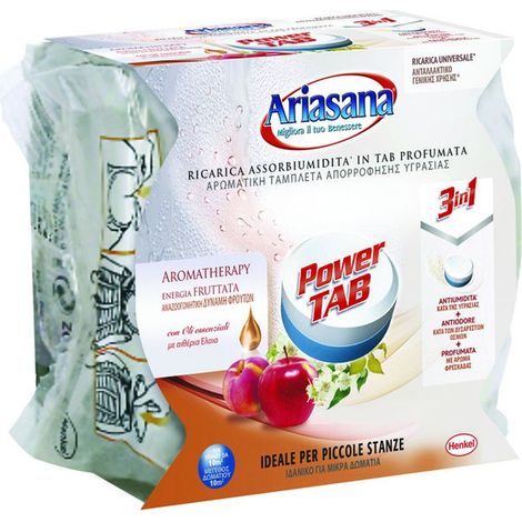 Ricarica ariasana power tab micro fragranza balsamica - gr.300 - 12 pz