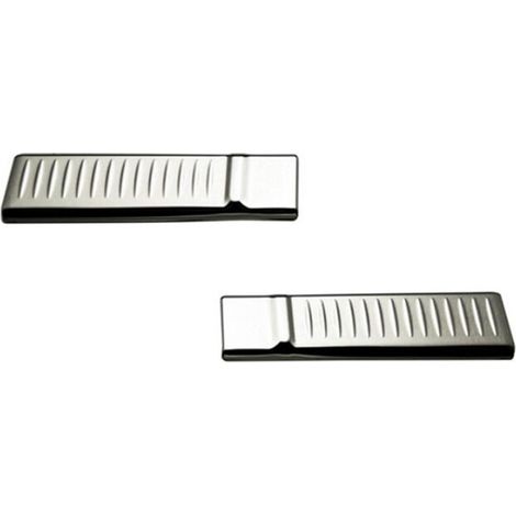 Embellecedores del umbral de la puerta trasera y accesorios exteriores del parachoques trasero para Swift ZC/ZD 2024, acero inoxidable, color plata.