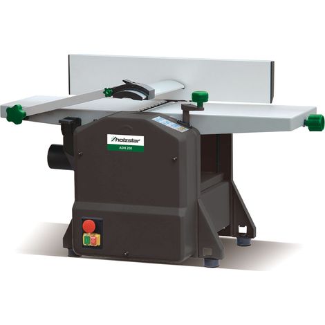 Holzstar – Raboteuse dégauchisseuse portable 204 mm – Puissance 1,5 kW – Tension 230V – Réglage épaisseur jusqu'à 2 mm – Pour bois massif