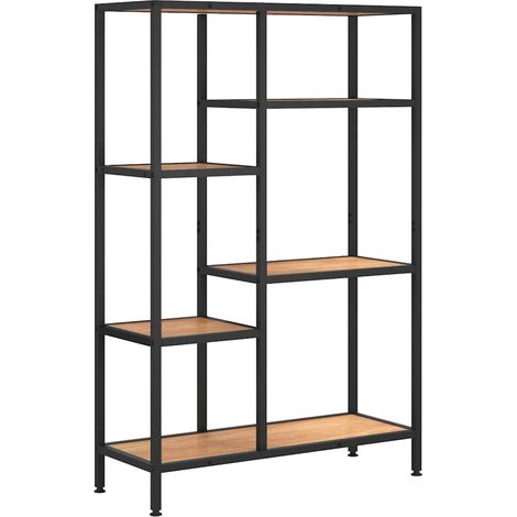 Maison Exclusive - Estantería de madera contrachapada y acero 80x (1/5)