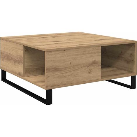 Maison Exclusive - Couchtisch Artisan-Eiche 80 x 80 x 36,5 cm Hol