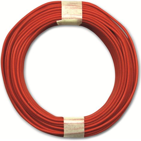 Fil de cuivre BELI-BECO, D 105/10 rt, 10m, rouge, 0,5mm