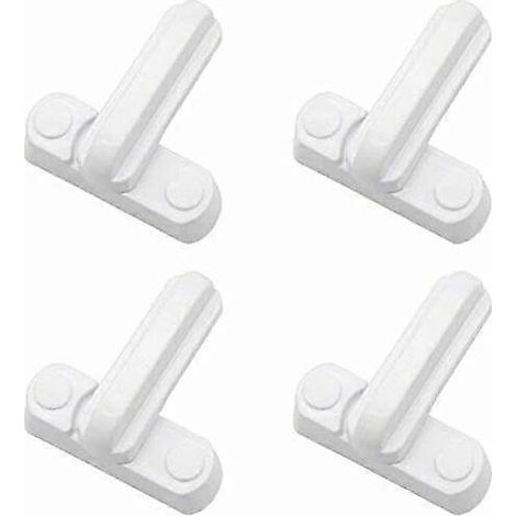 Set van 4 sloten, grendels, blokgrepen en handgrepen voor extra huisbeveiliging, vervanging voor deuren, kasten en ramen. (1/5)